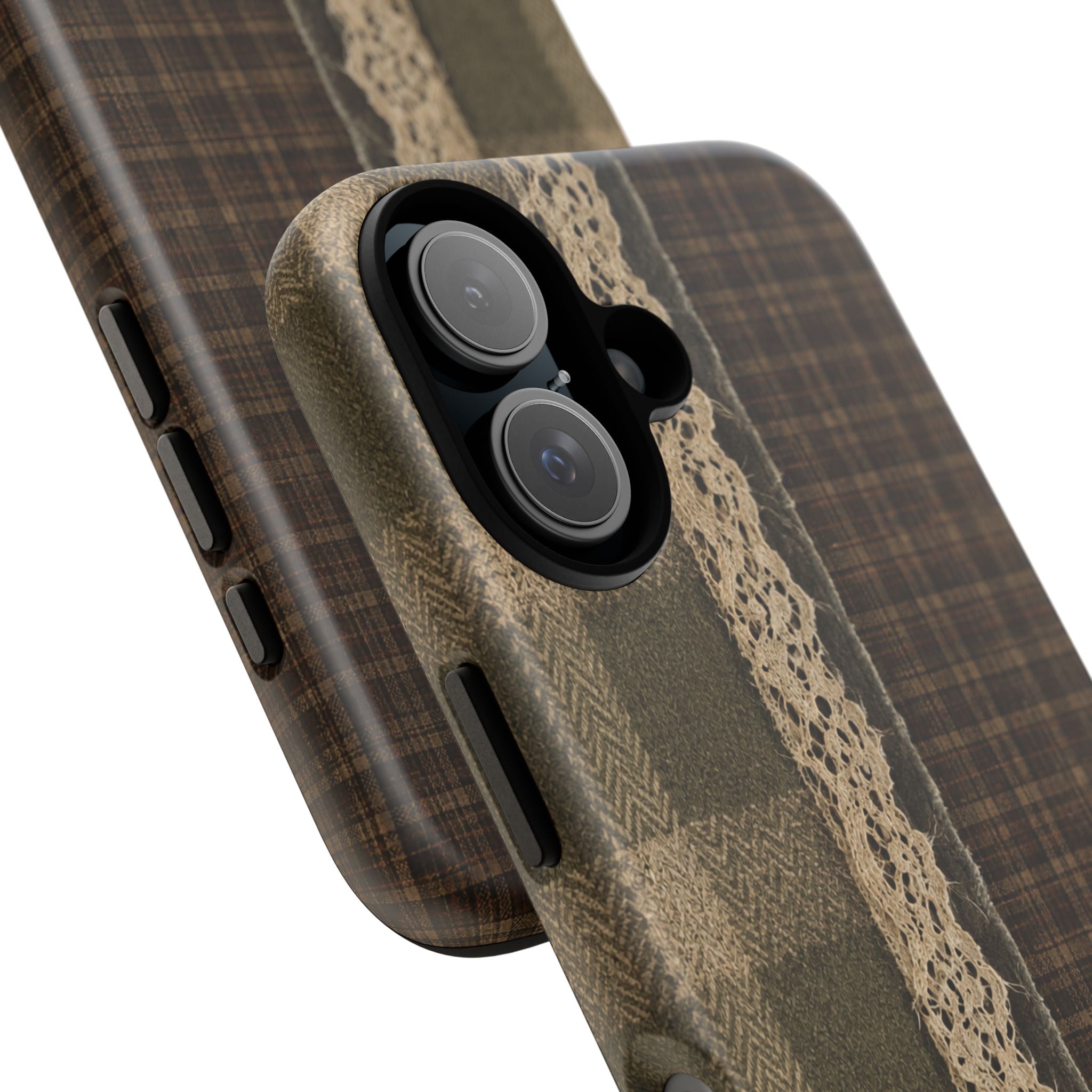 Plaid Lace Tough Phone Case