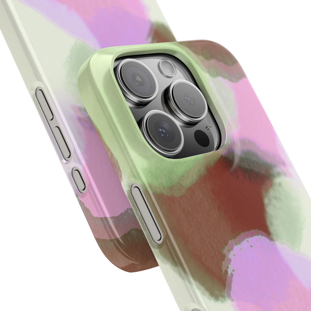Abstract Pastel Camouflage Snap Phone Case