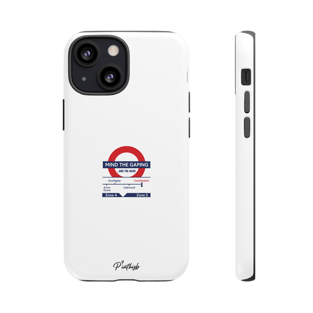 "Mind the Gaping" London Tube Parody Phone Case