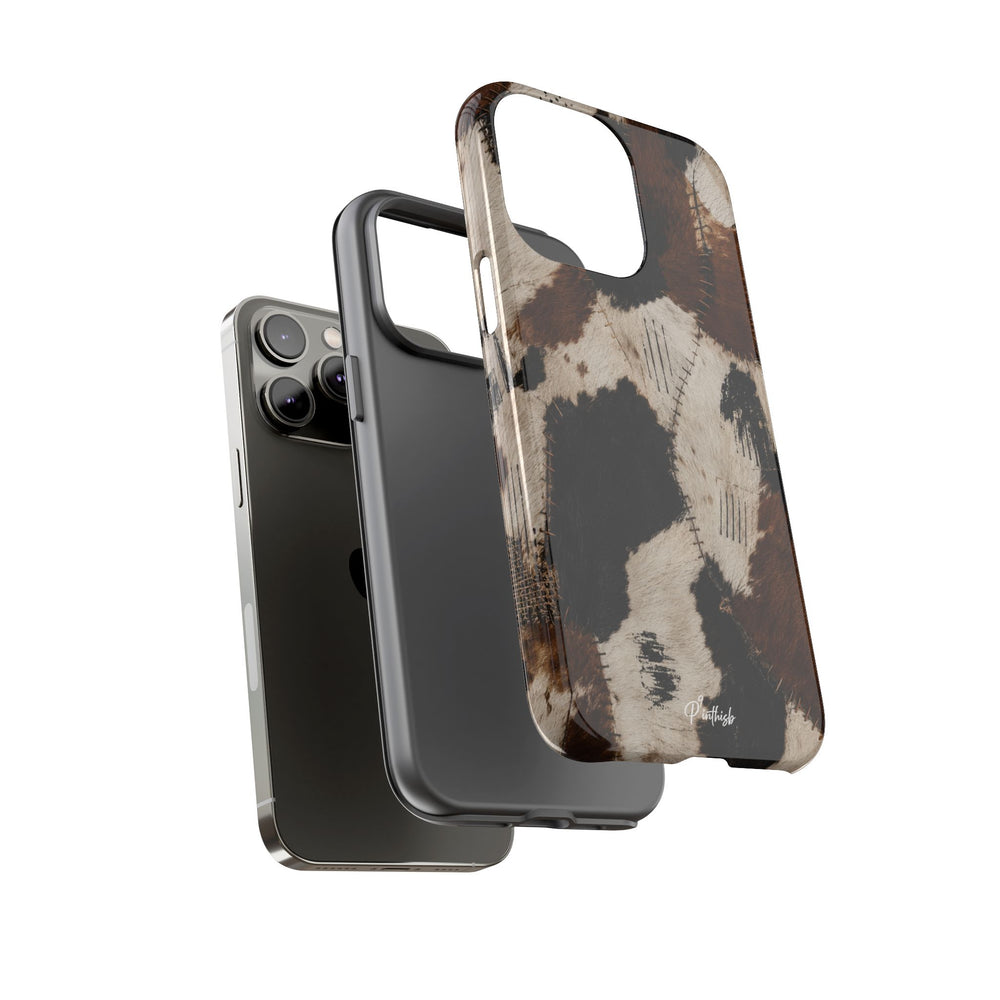 Brown & Black Animal Print Tough Case