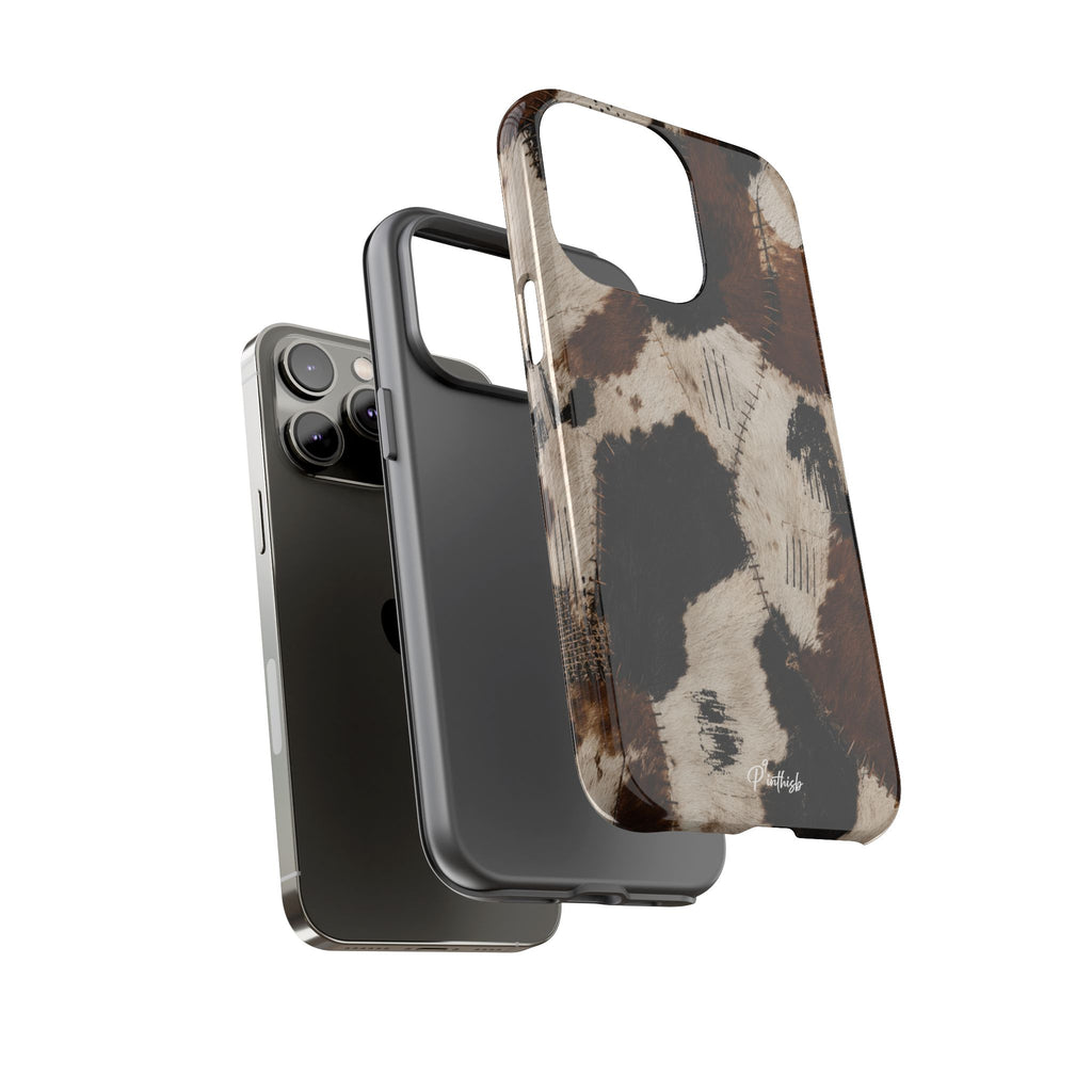 Brown & Black Animal Print Tough Case