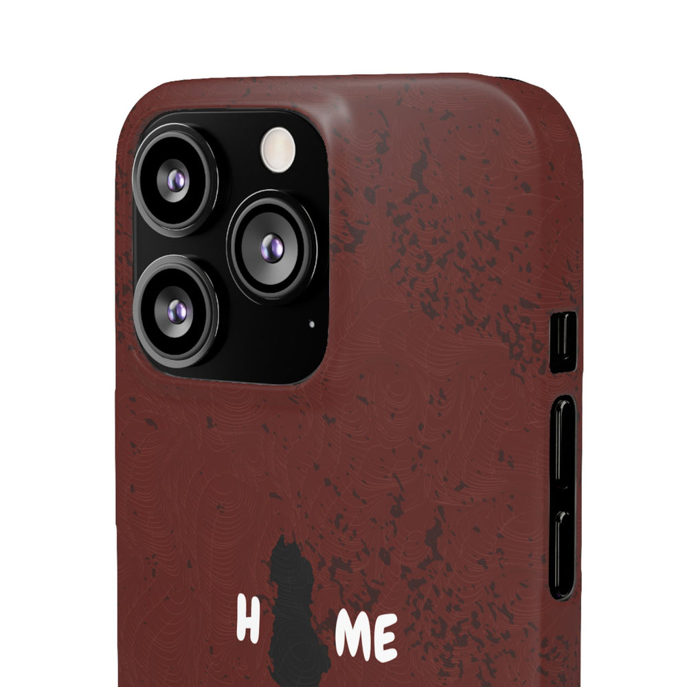 "HOME" Albania Snap Case
