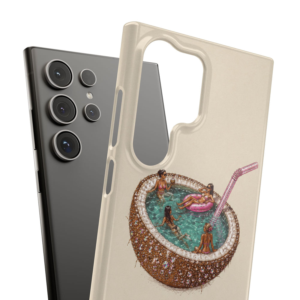 Coconut Pool Snap Phone Case