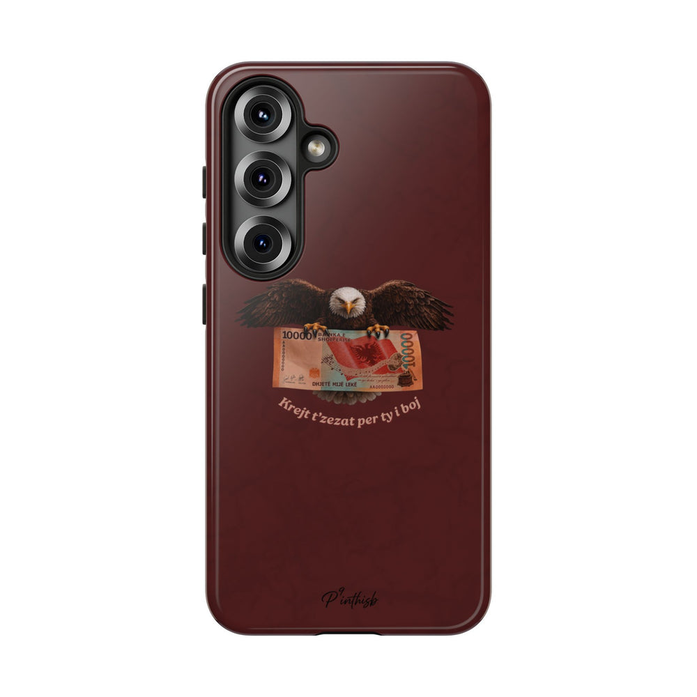 "Krejt t'zezat për ty i boj" Albanian Tough Phone Case