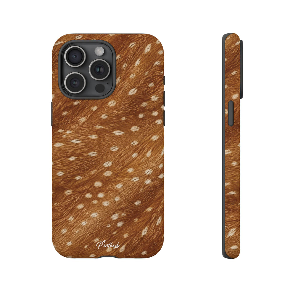 Caramel Deer Pattern Tough Case
