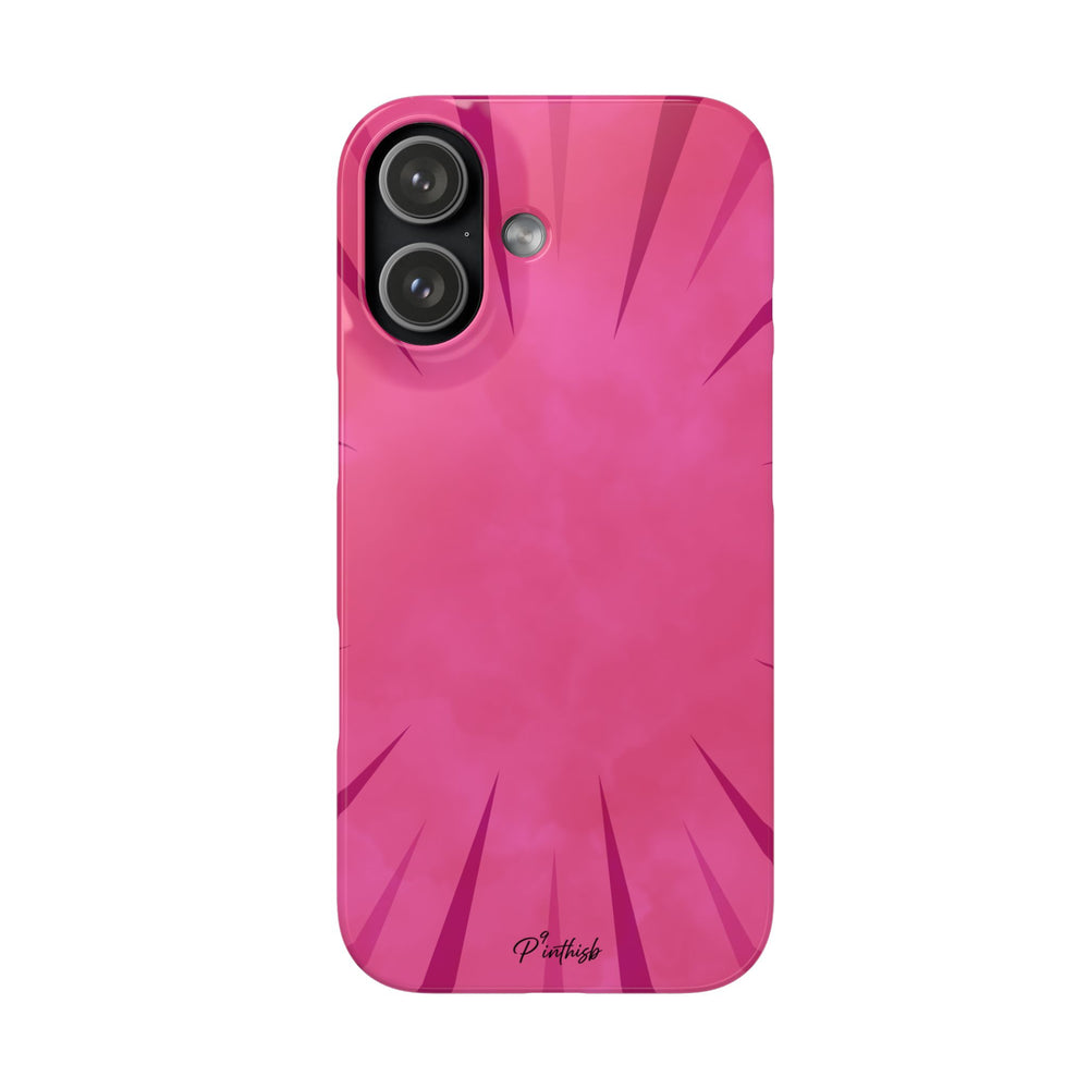 Pink Burst Snap Phone Case