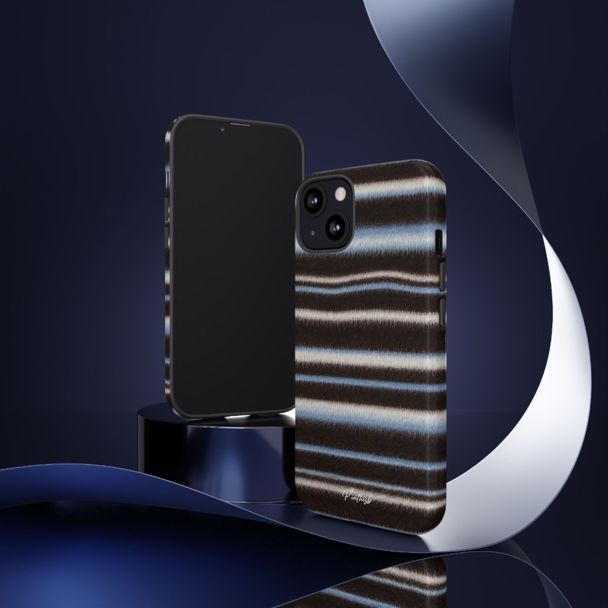 Striped Wave Tough Case
