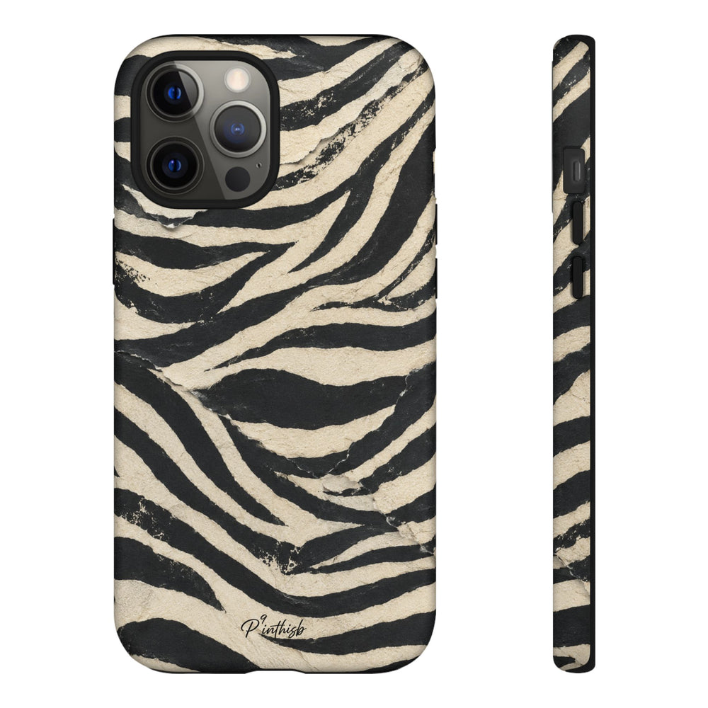 Zebra Stripe Tough Phone Case