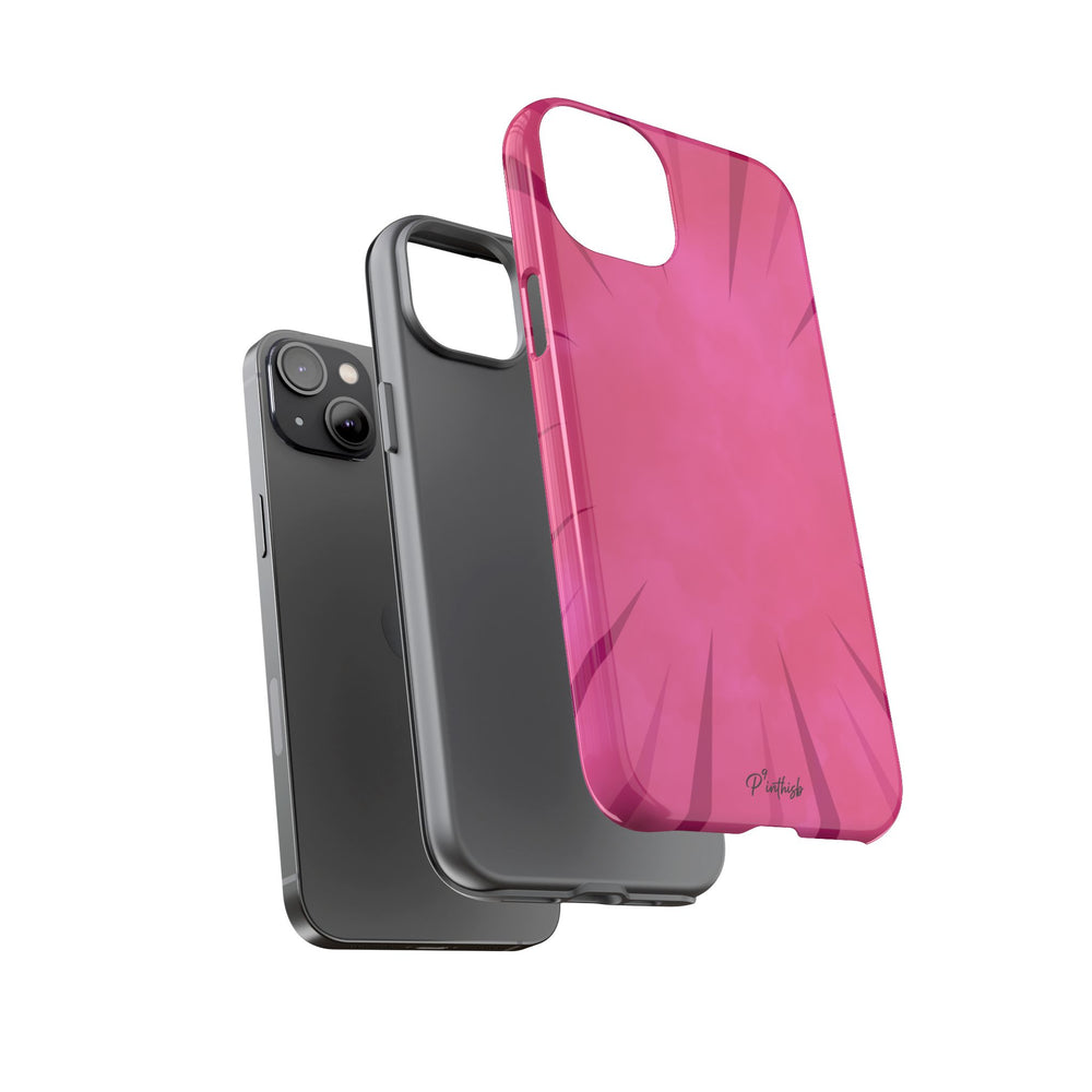 Pink Burst Tough Phone Case