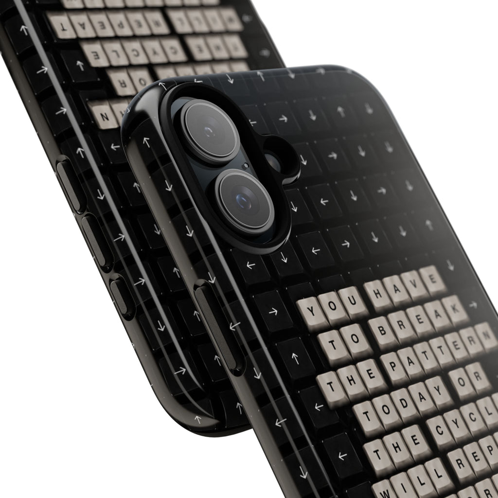 "Break the pattern" Keyboard Tough Case