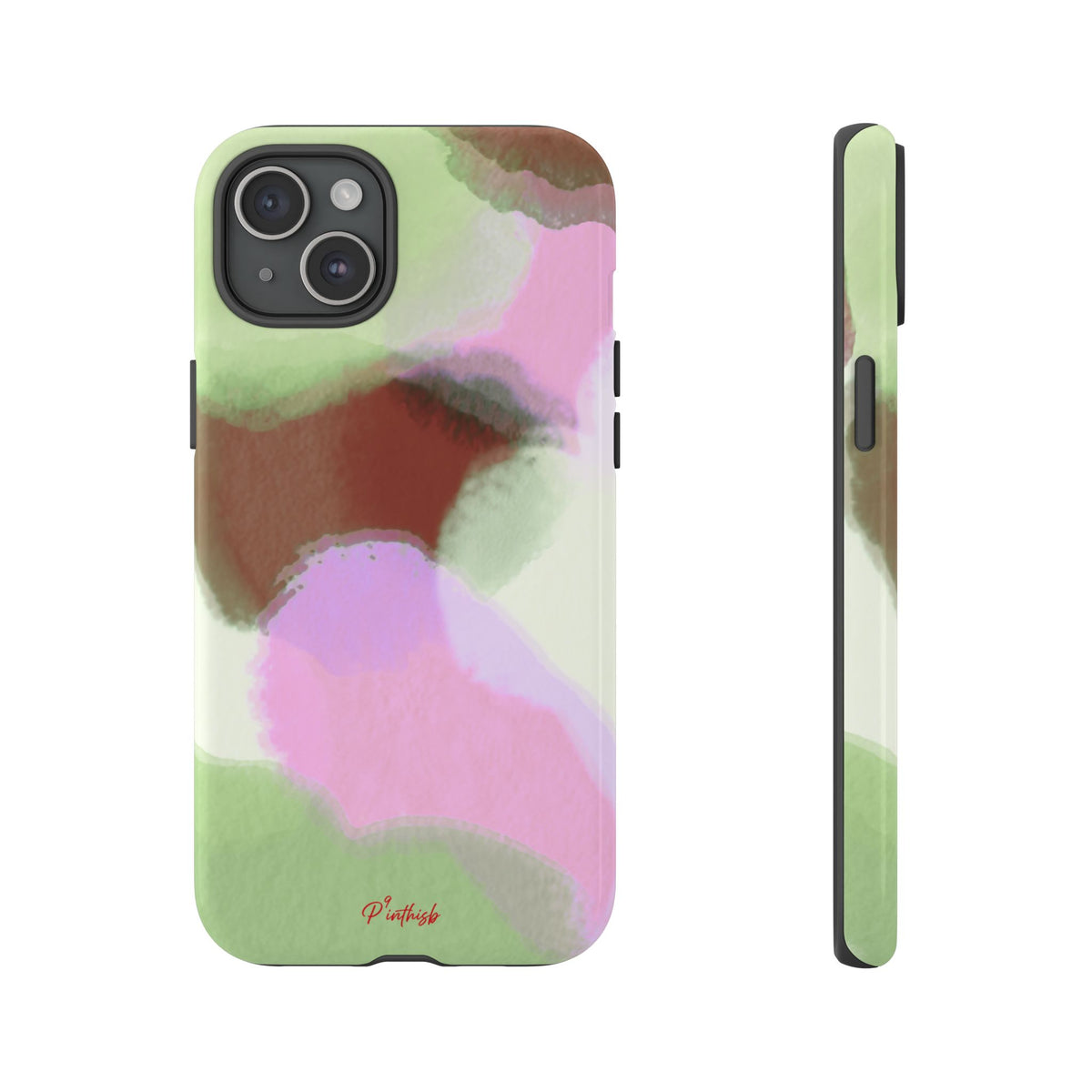 Abstract Pastel Camouflage Tough Phone Case