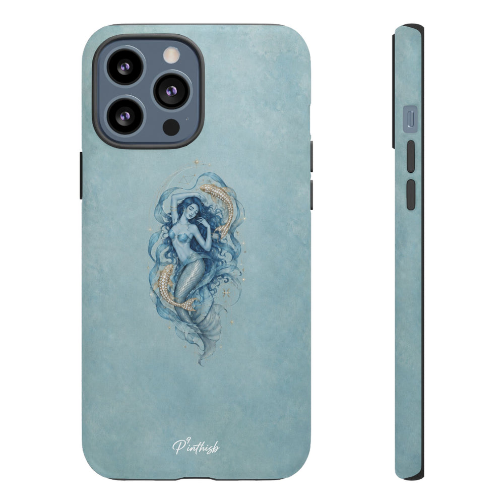 Pisces Zodiac Glitter Phone Case