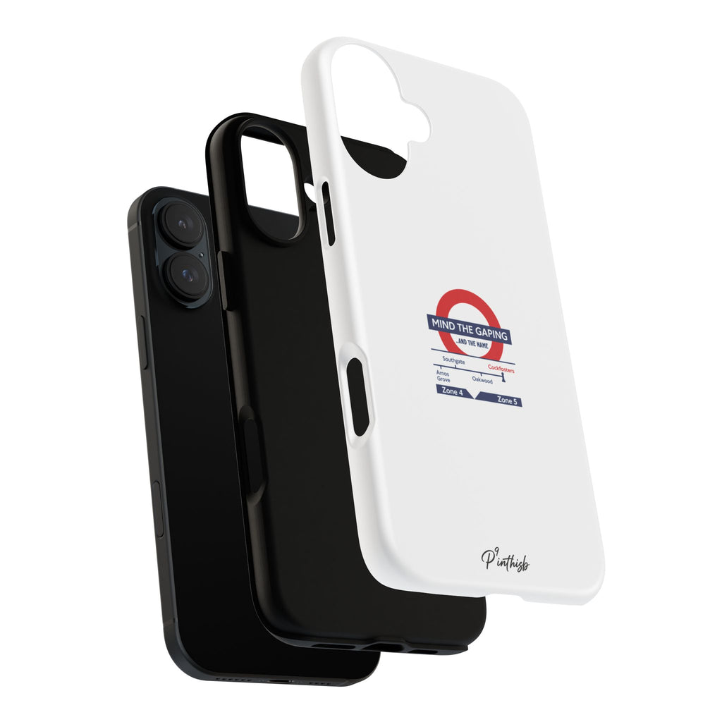 "Mind the Gaping" London Tube Parody Phone Case