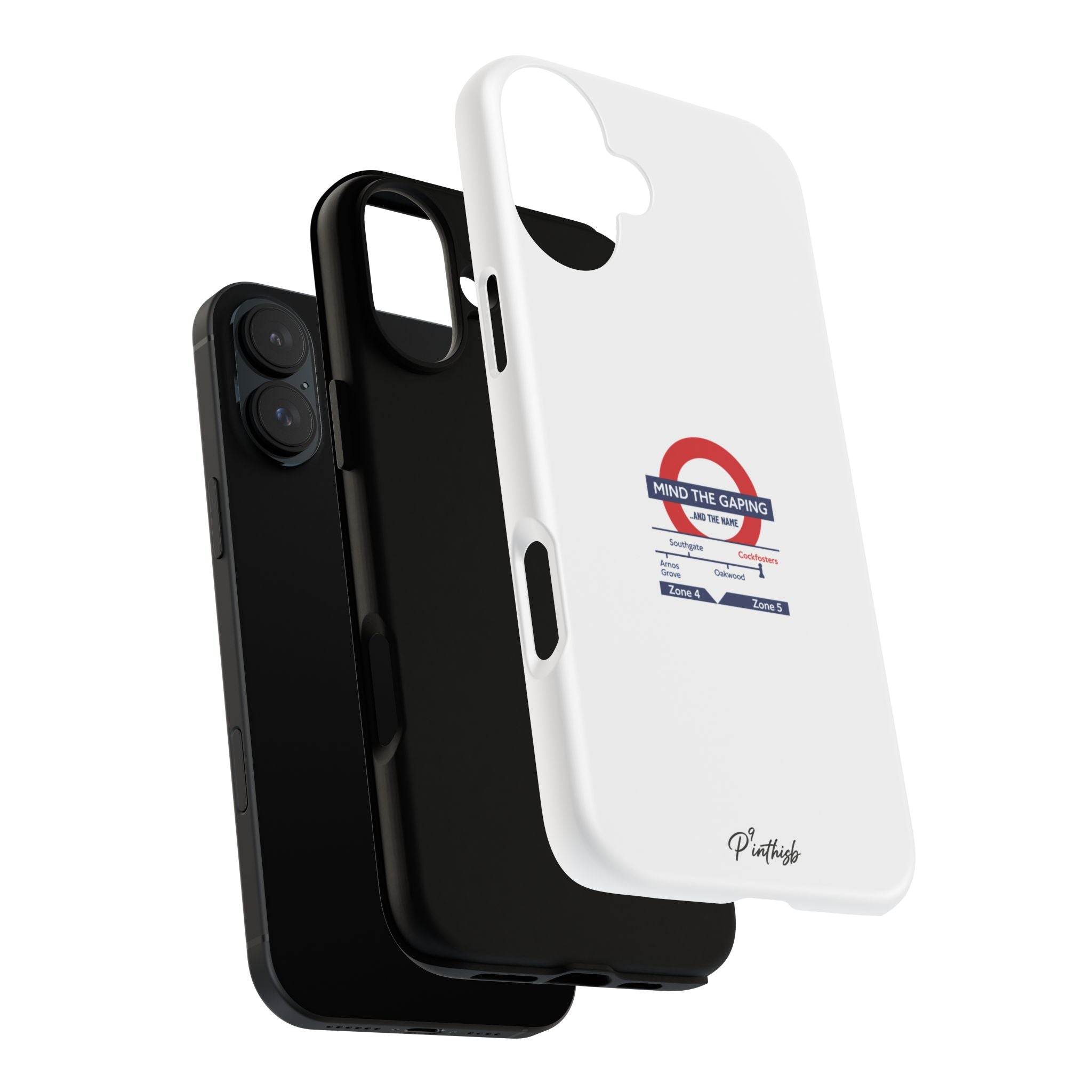 "Mind the Gaping" London Tube Parody Phone Case