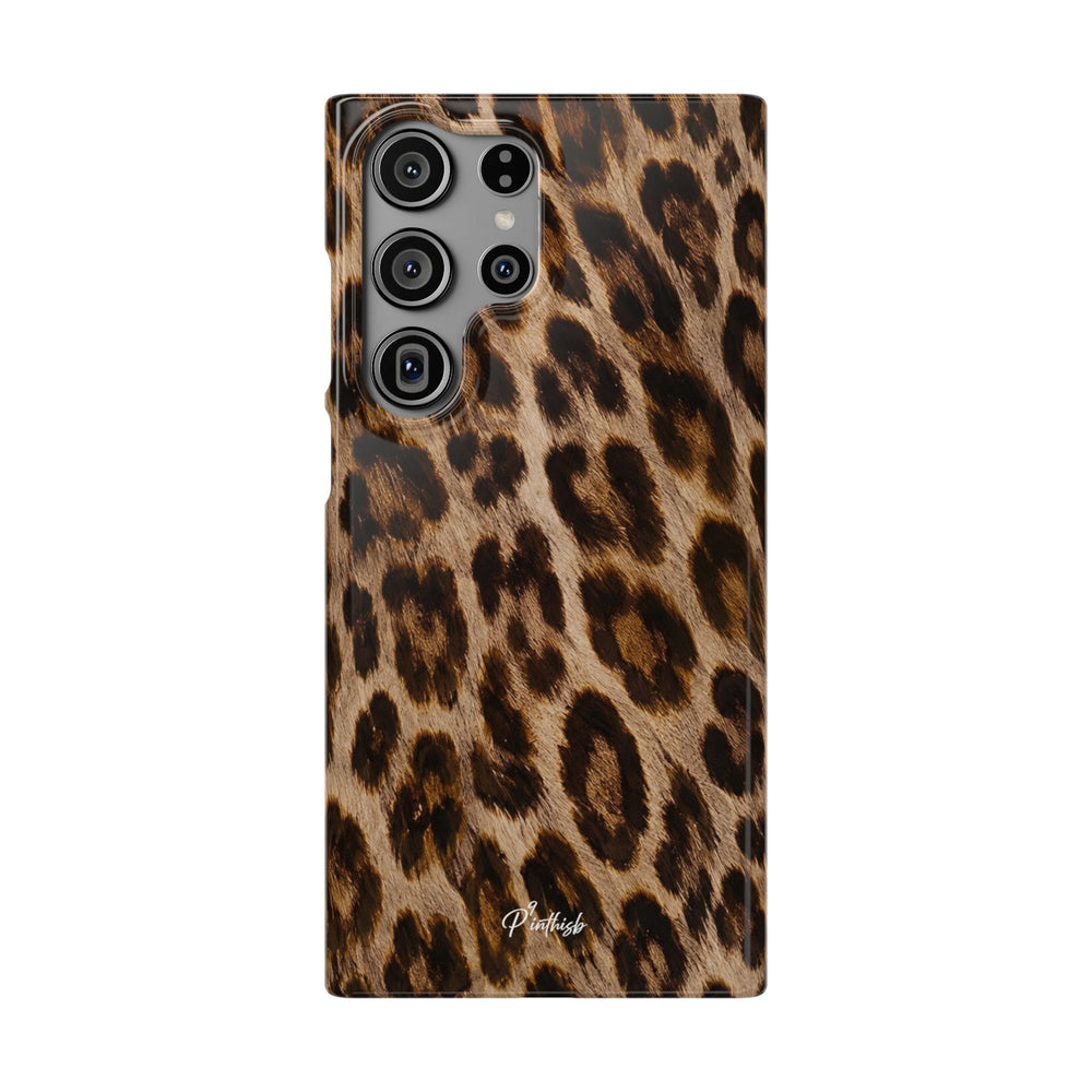 Leopard Print Snap Phone Case
