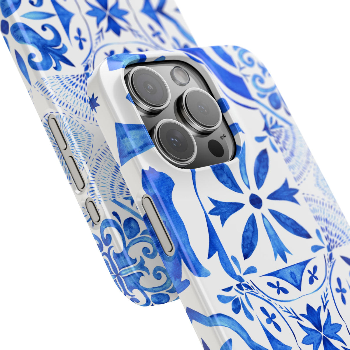 Blue Tile Pattern Snap Phone Case