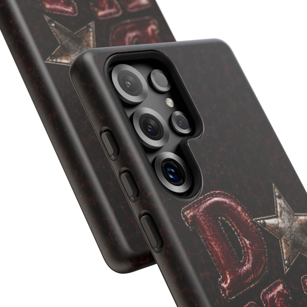 Geometric Blue Diamond Tough Phone Case