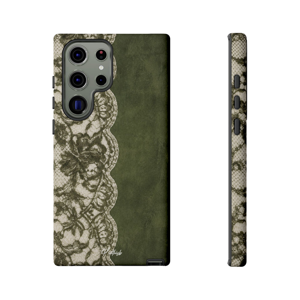 Olive Lace Tough Case