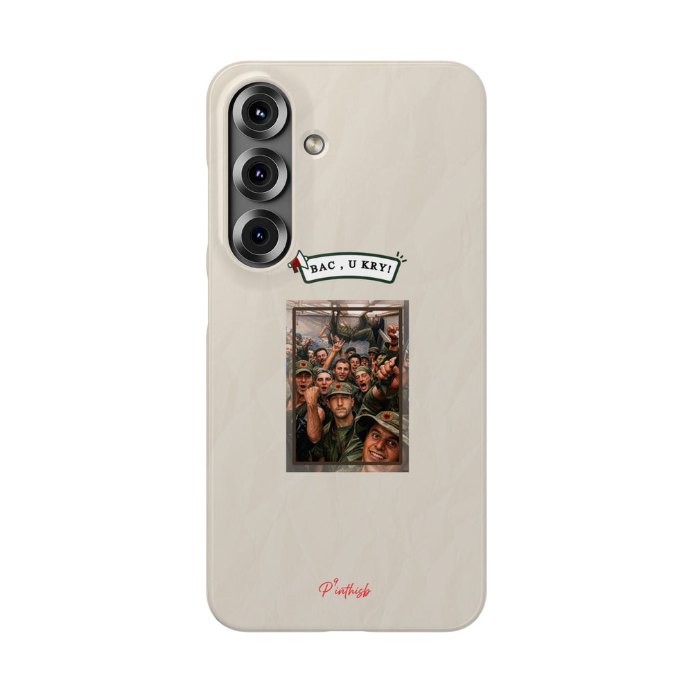 "BAC, U KRY!" Snap Case