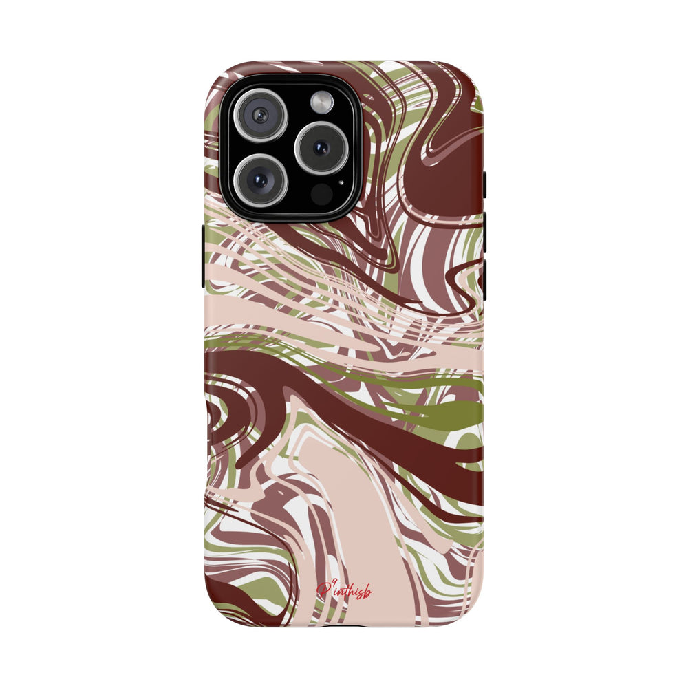 Abstract Marbled Tough Phone Case