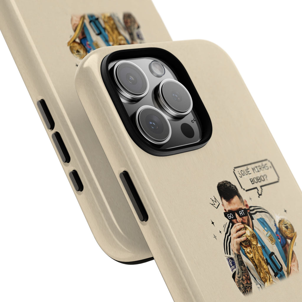 "G.O.A.T" Messi Tough Phone Case