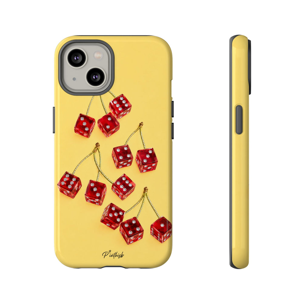 Cherry Dice Tough Phone Case