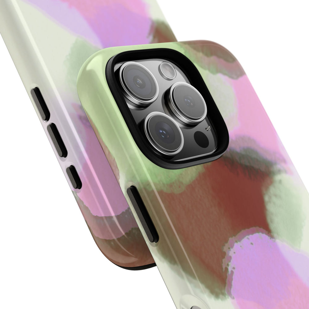 Abstract Pastel Camouflage Tough Phone Case