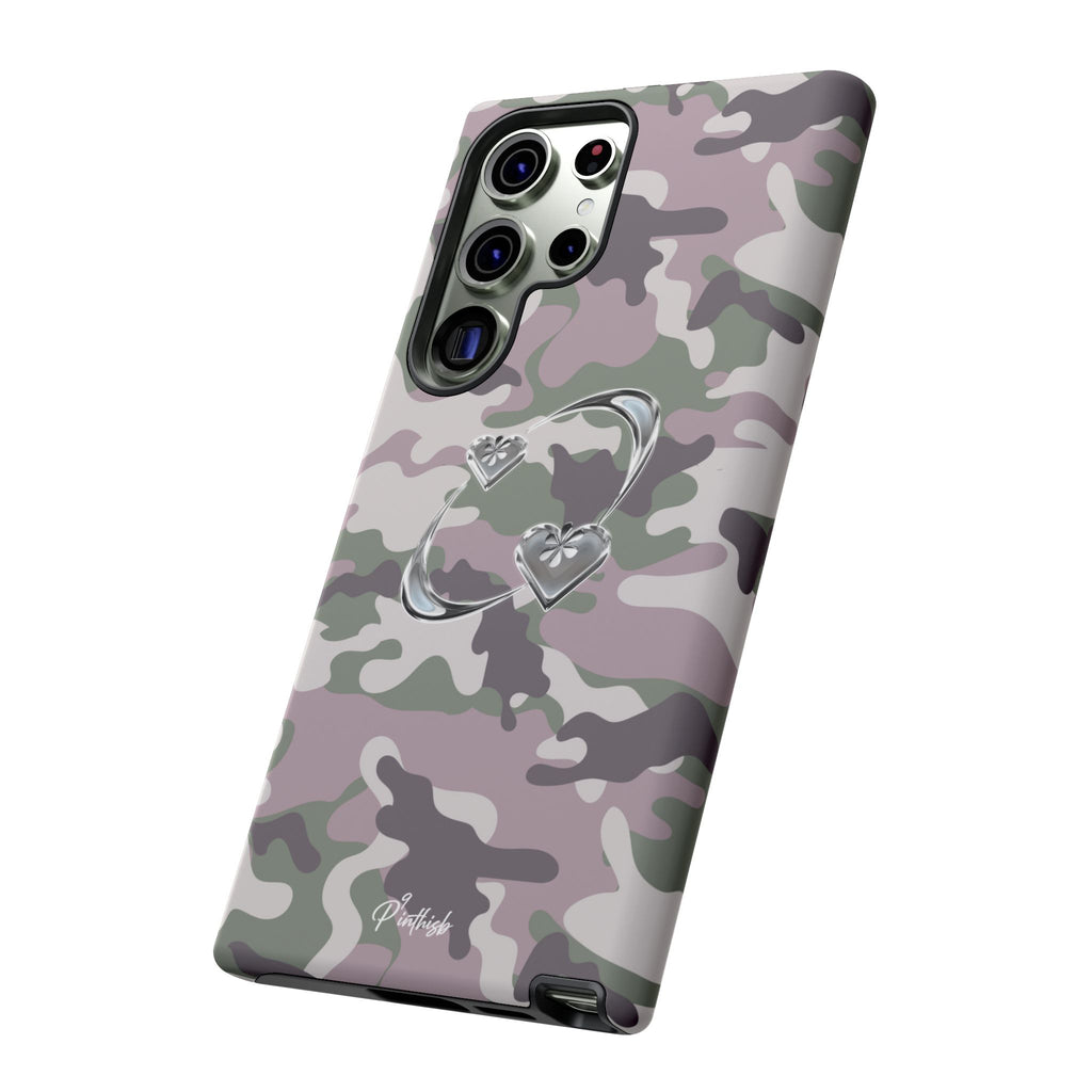 Camouflage Heart Tough Phone Case