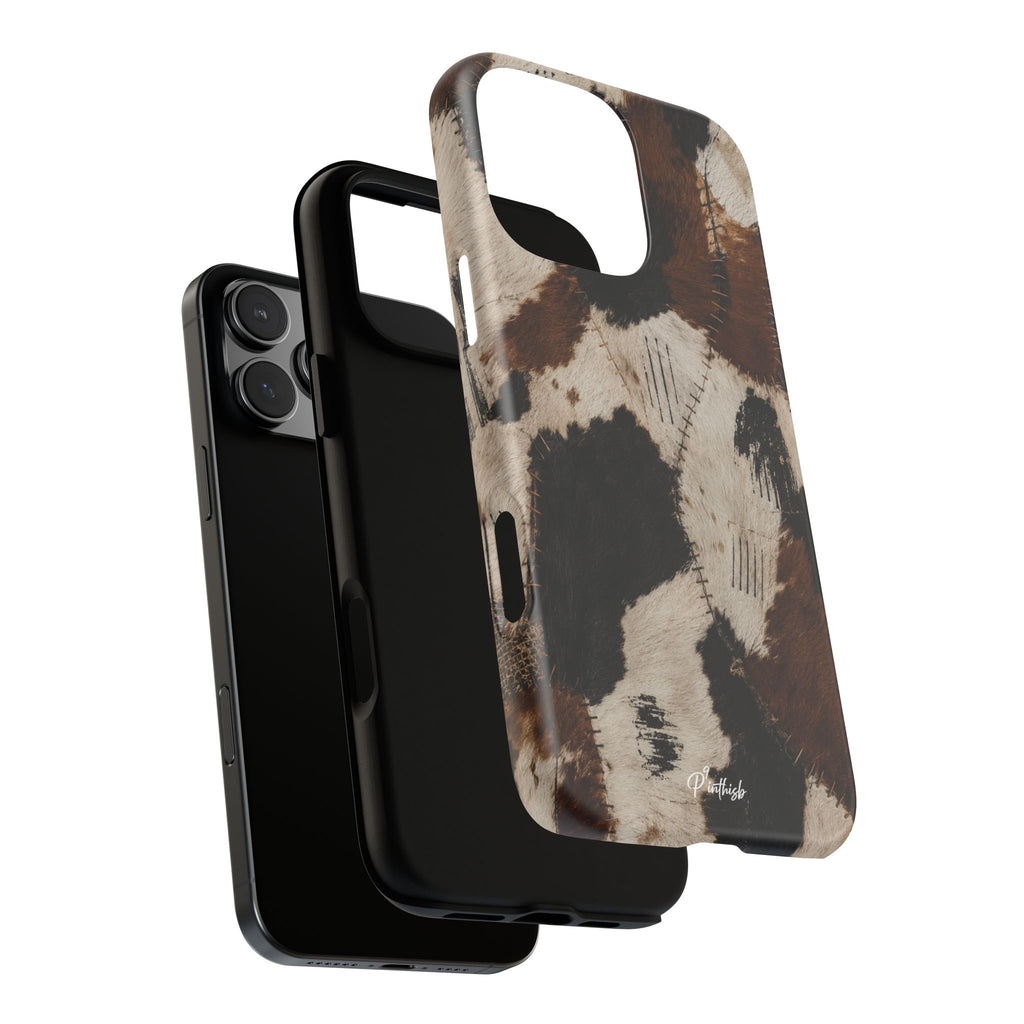 Brown & Black Animal Print Tough Case