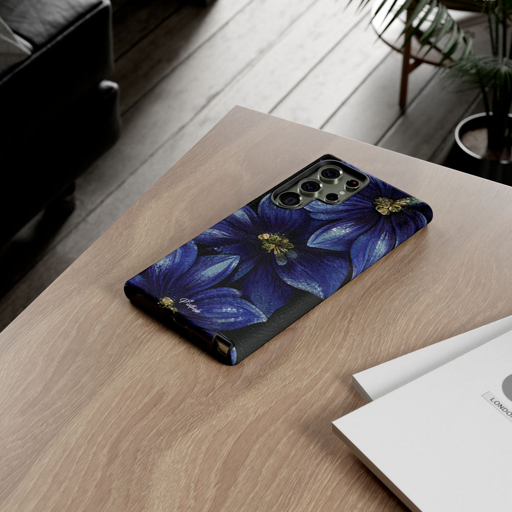 Blue Floral Tough Case