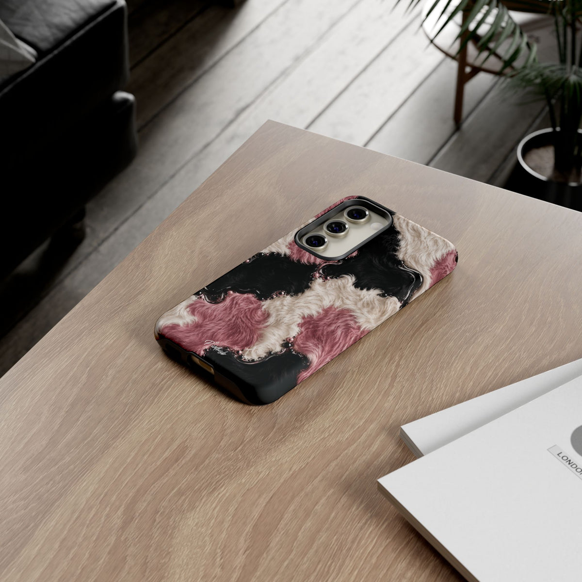 Cow Print Swirl Tough Case