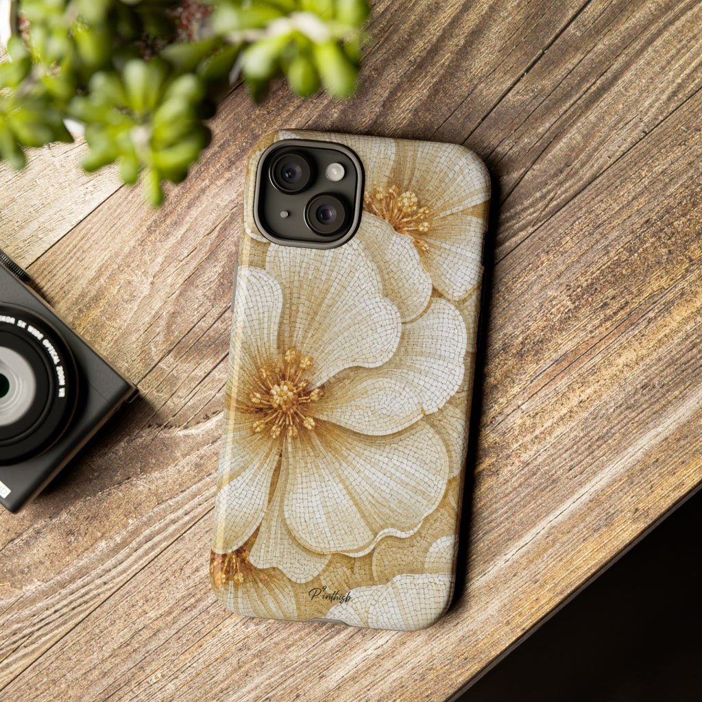 Floral Gold Bloom Tough Case