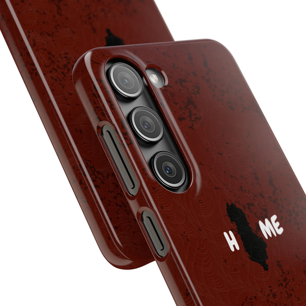"HOME" Albania Snap Case