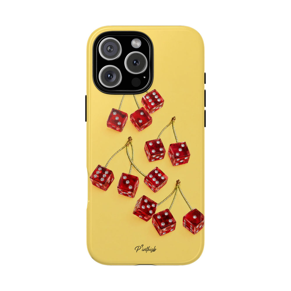 Cherry Dice Tough Phone Case
