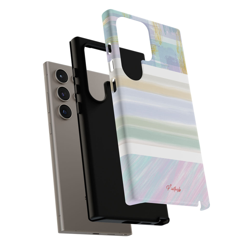 Pastel Stripe Tough Phone Case