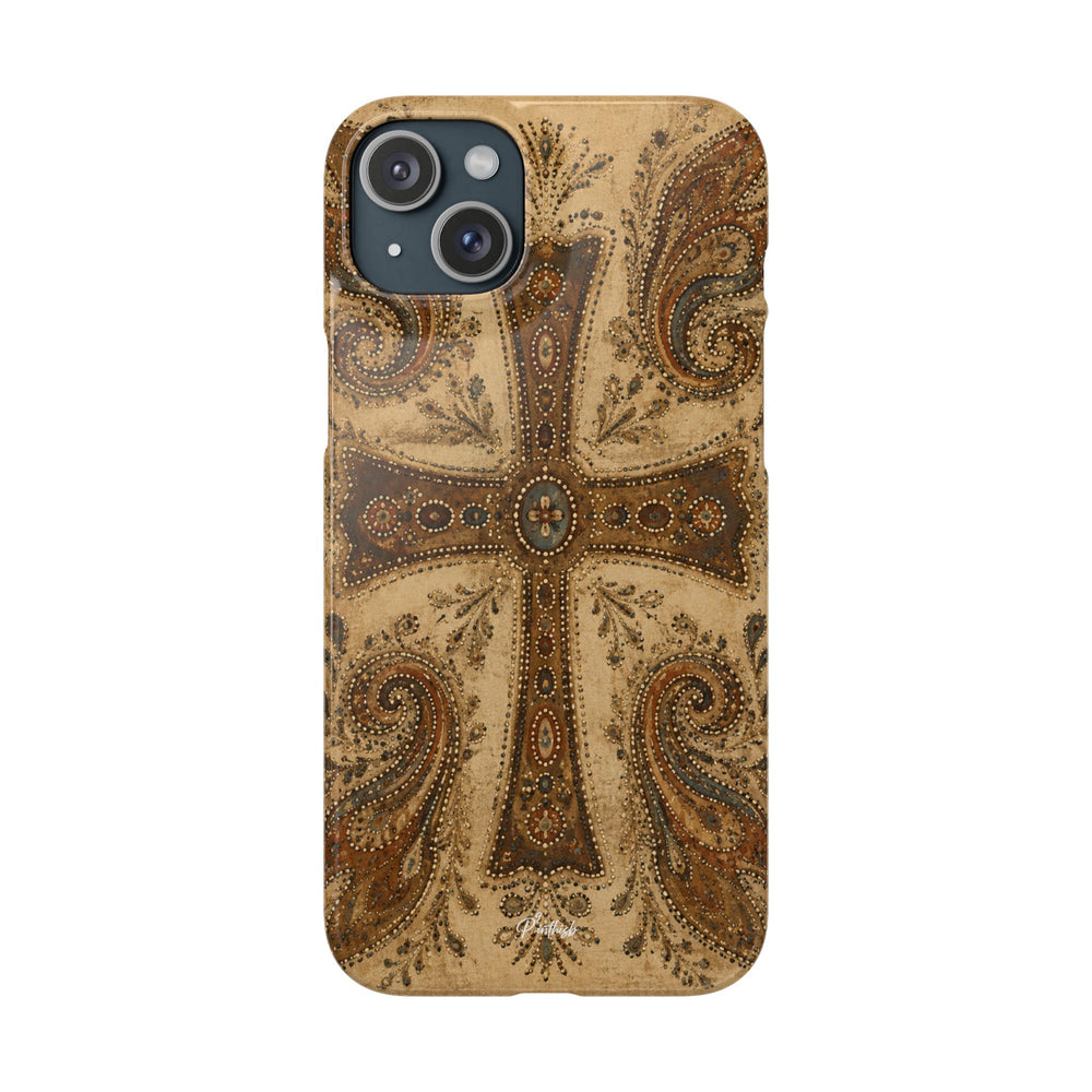 Cross Paisley Snap Case