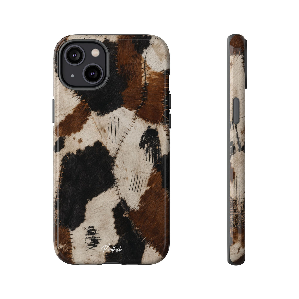 Brown & Black Animal Print Tough Case