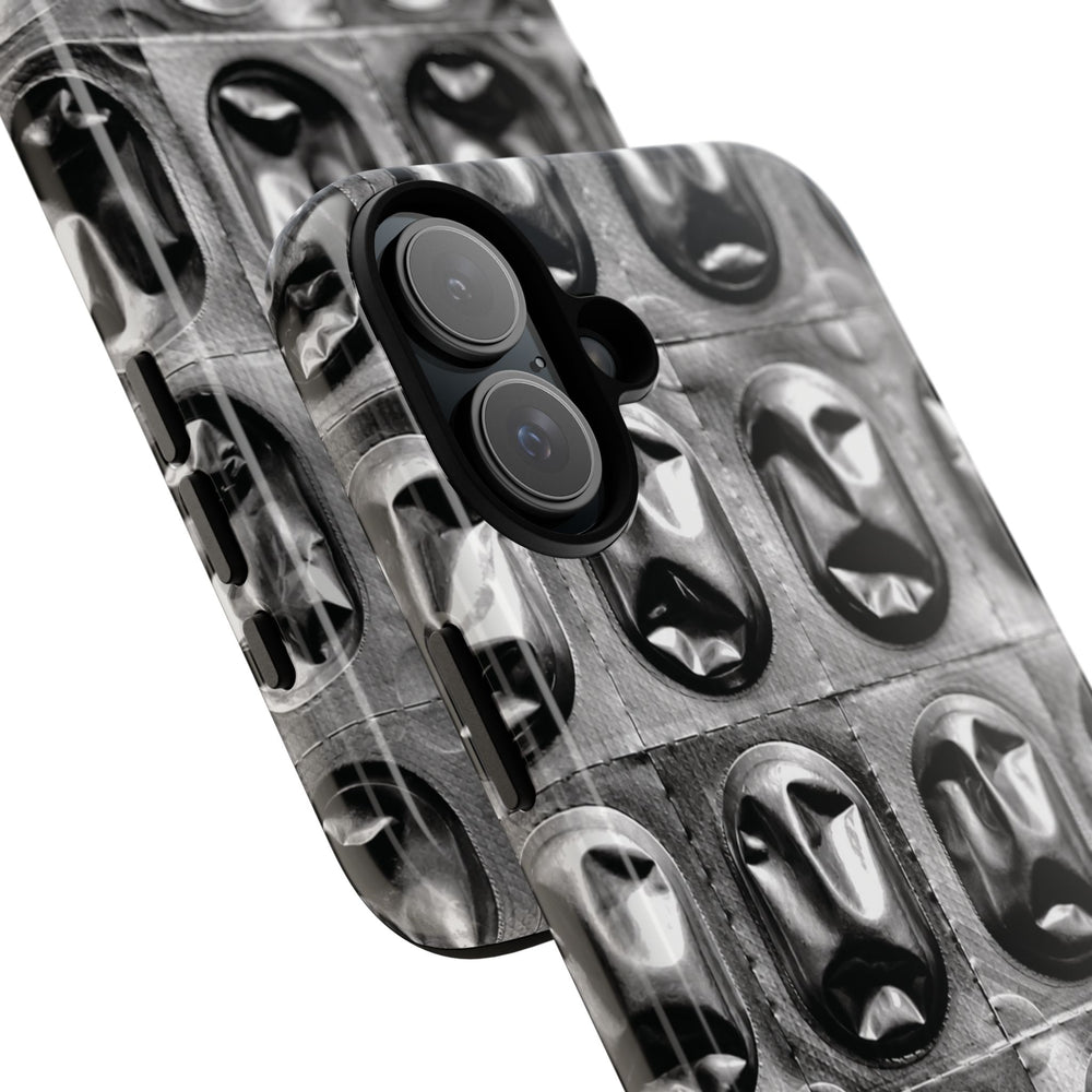 Metallic Mask Grid Tough Case