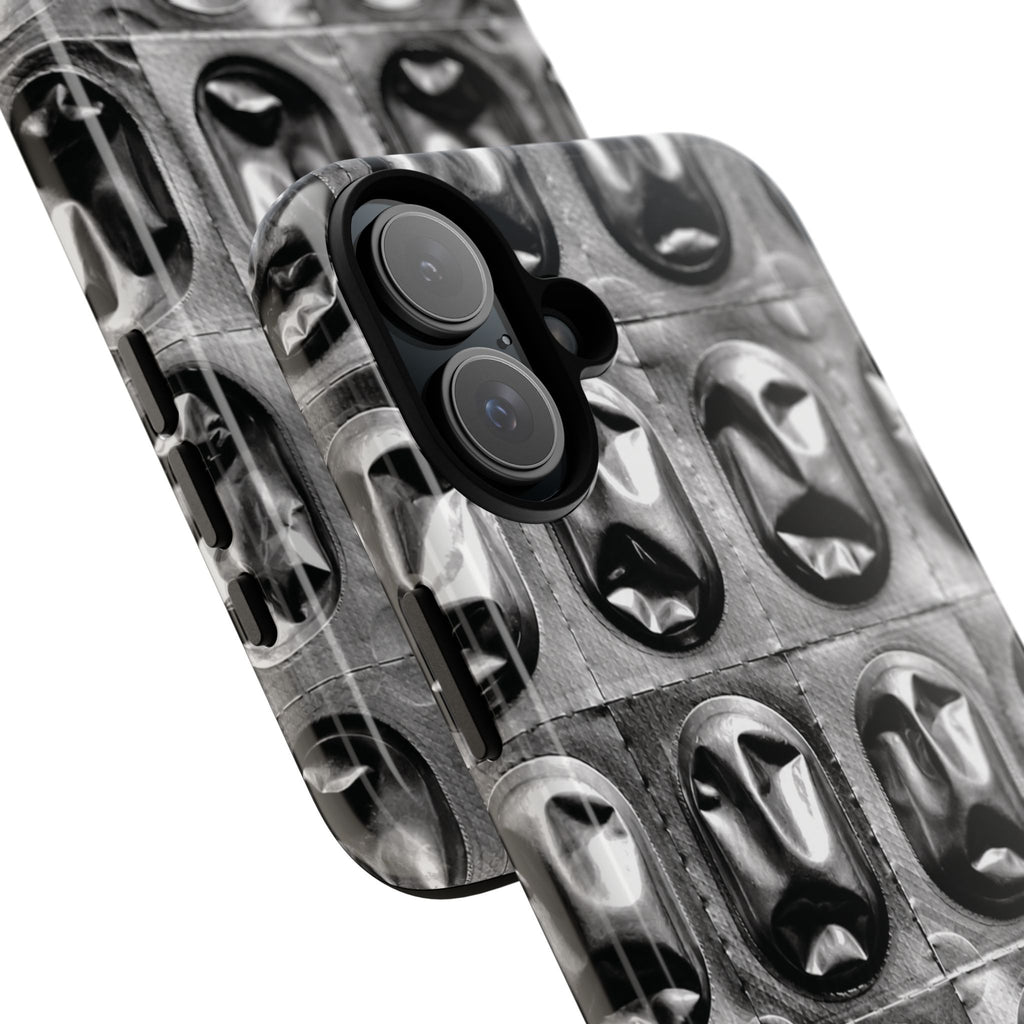 Metallic Mask Grid Tough Case