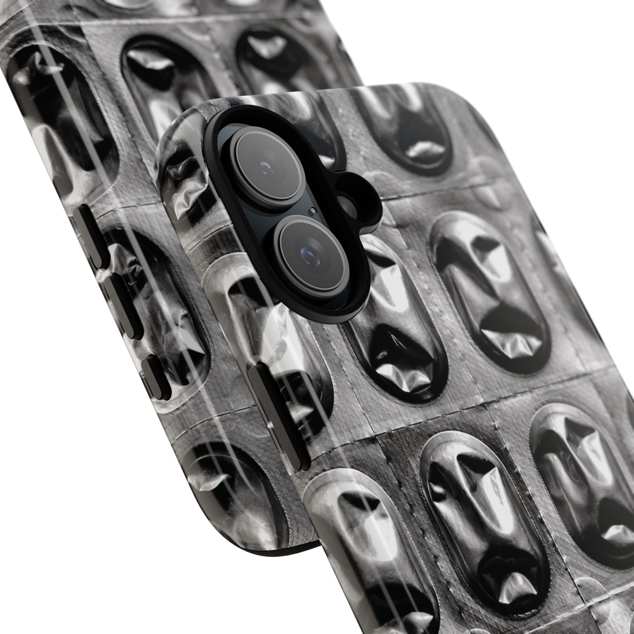 Metallic Mask Grid Tough Case