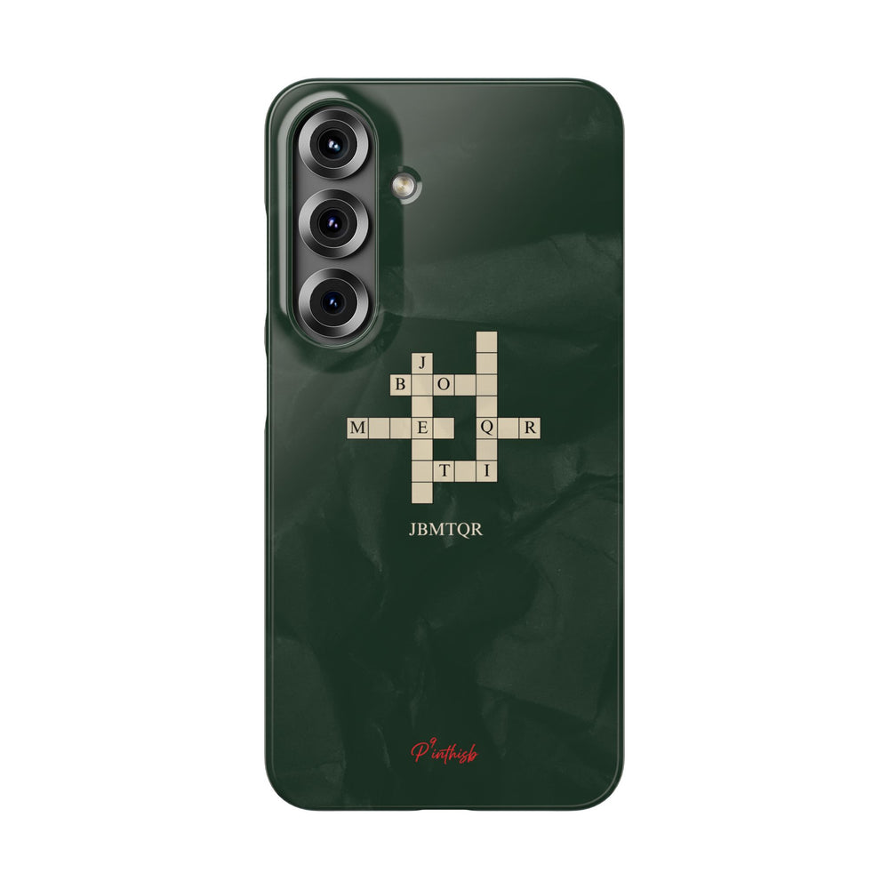 "JBMTQR crossword" Snap Phone Case
