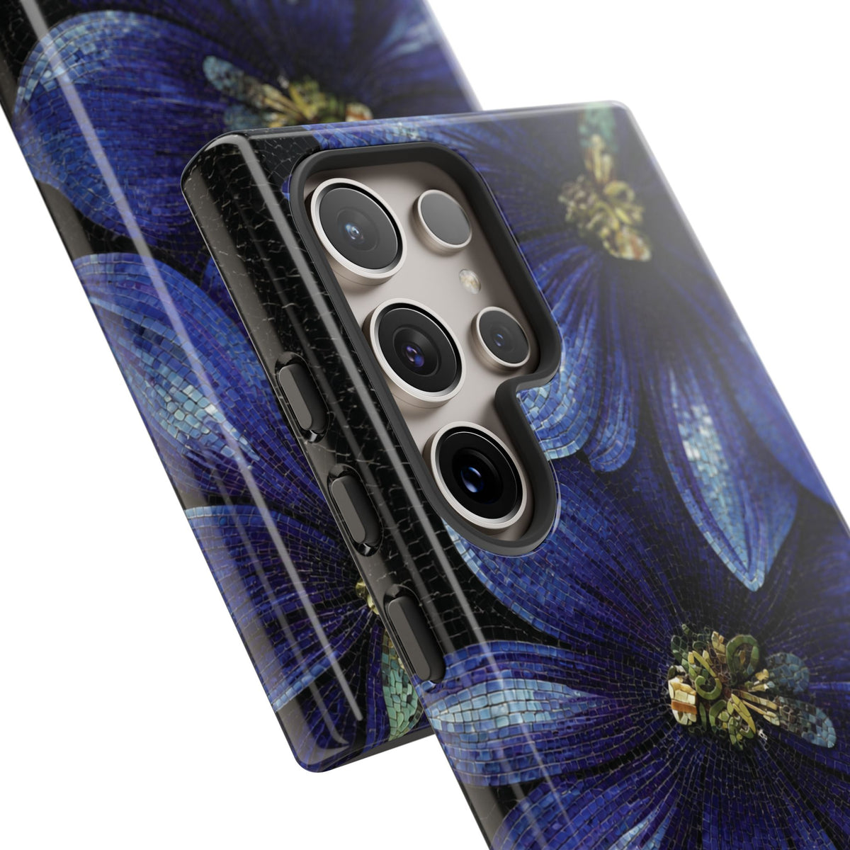 Blue Floral Tough Case