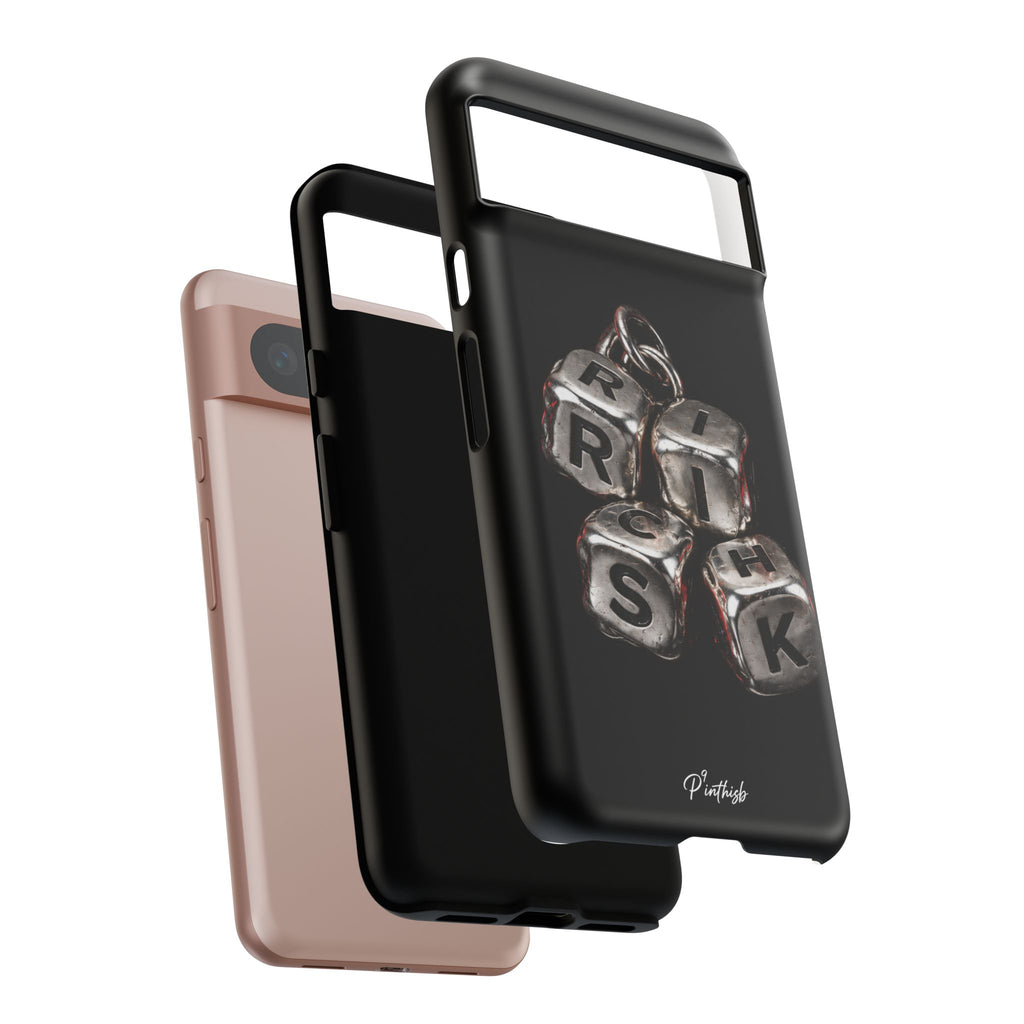 Metallic Dice 'RISK' Phone Case