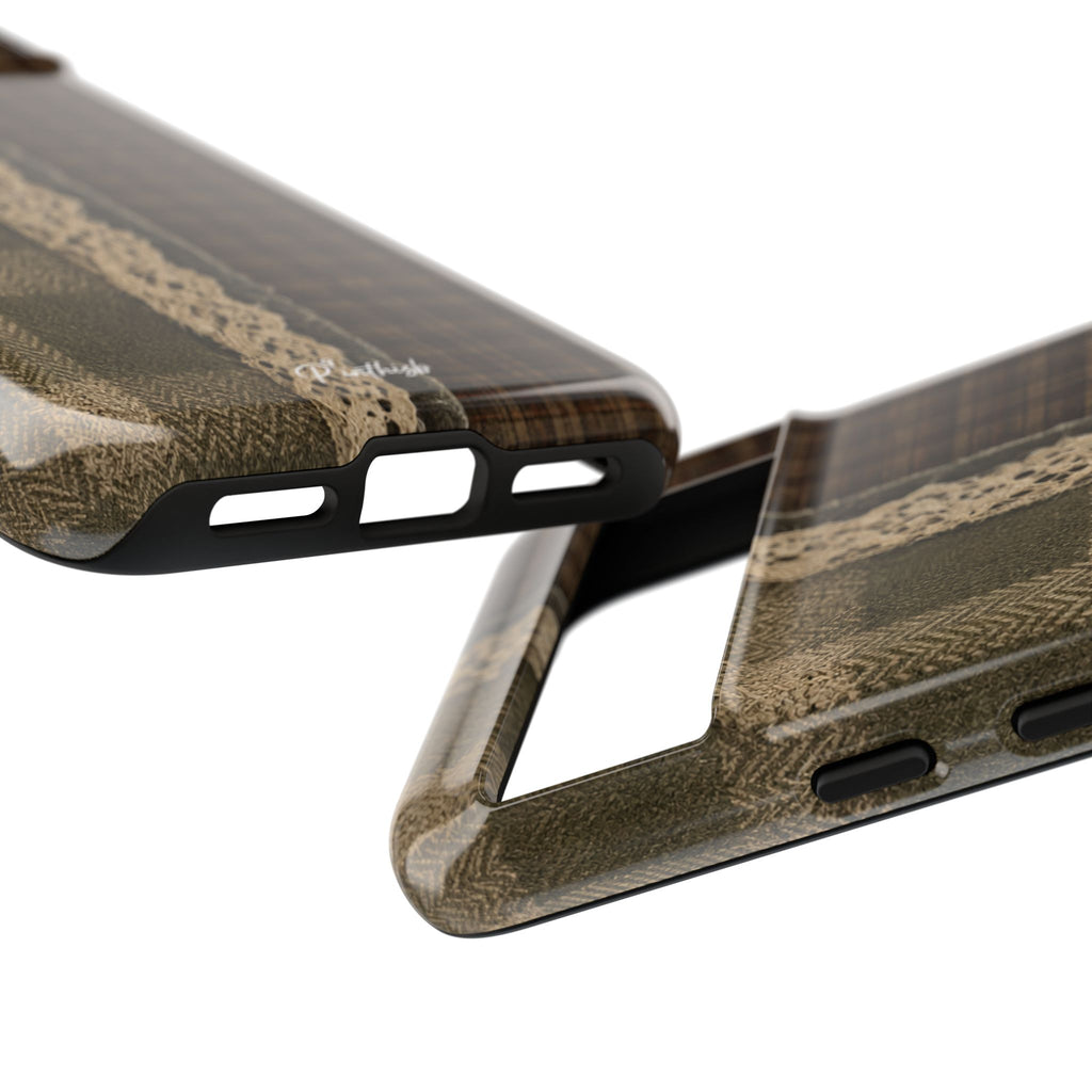 Plaid Lace Tough Phone Case