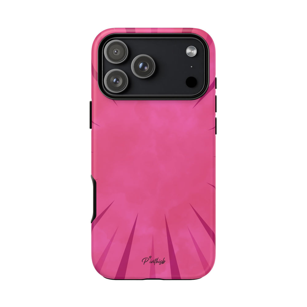Pink Burst Tough Phone Case