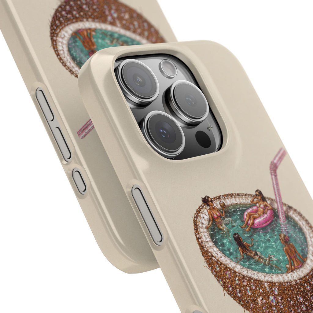 Coconut Pool Snap Phone Case