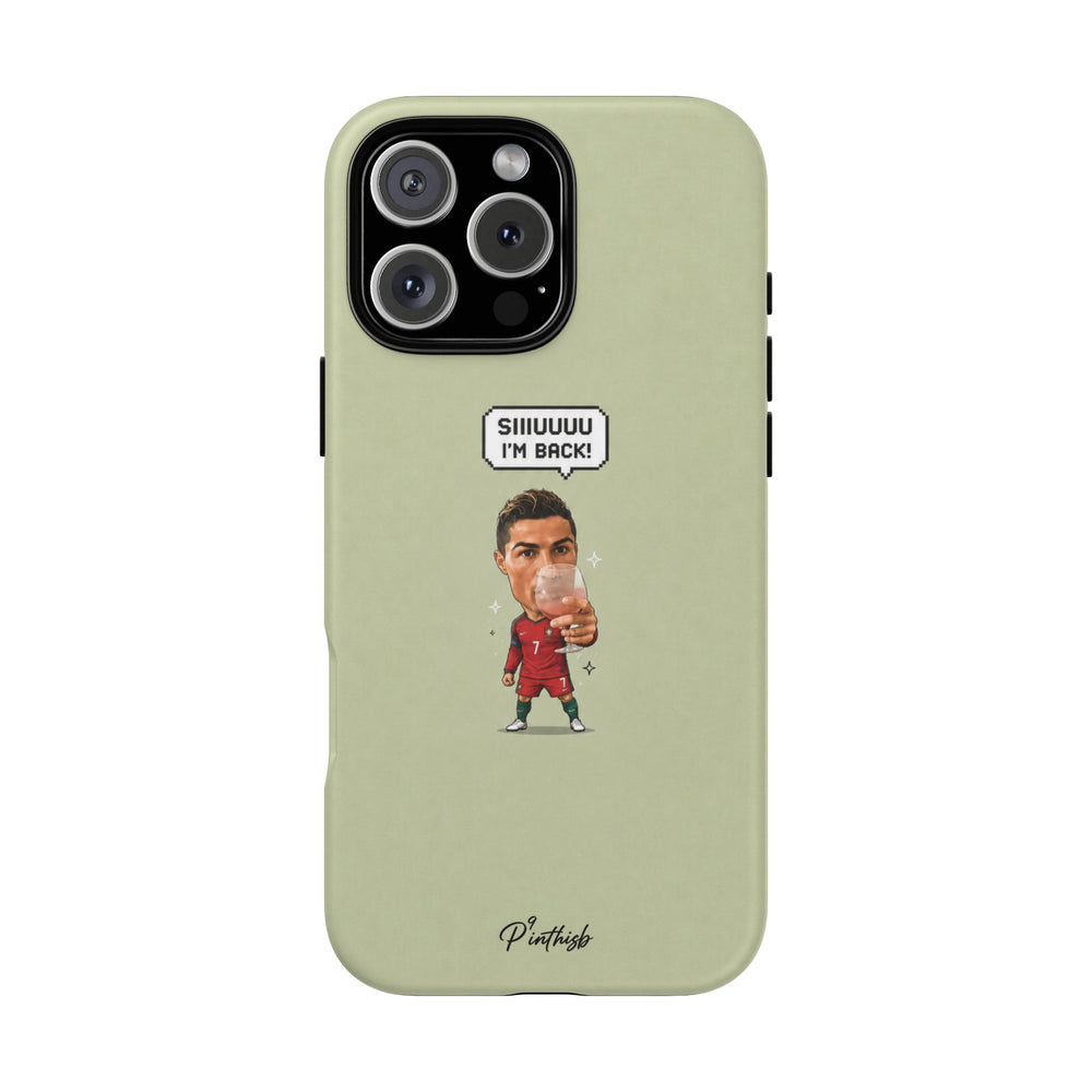 "SIIUUU, I'M BACK" CR7 Tough Phone Case