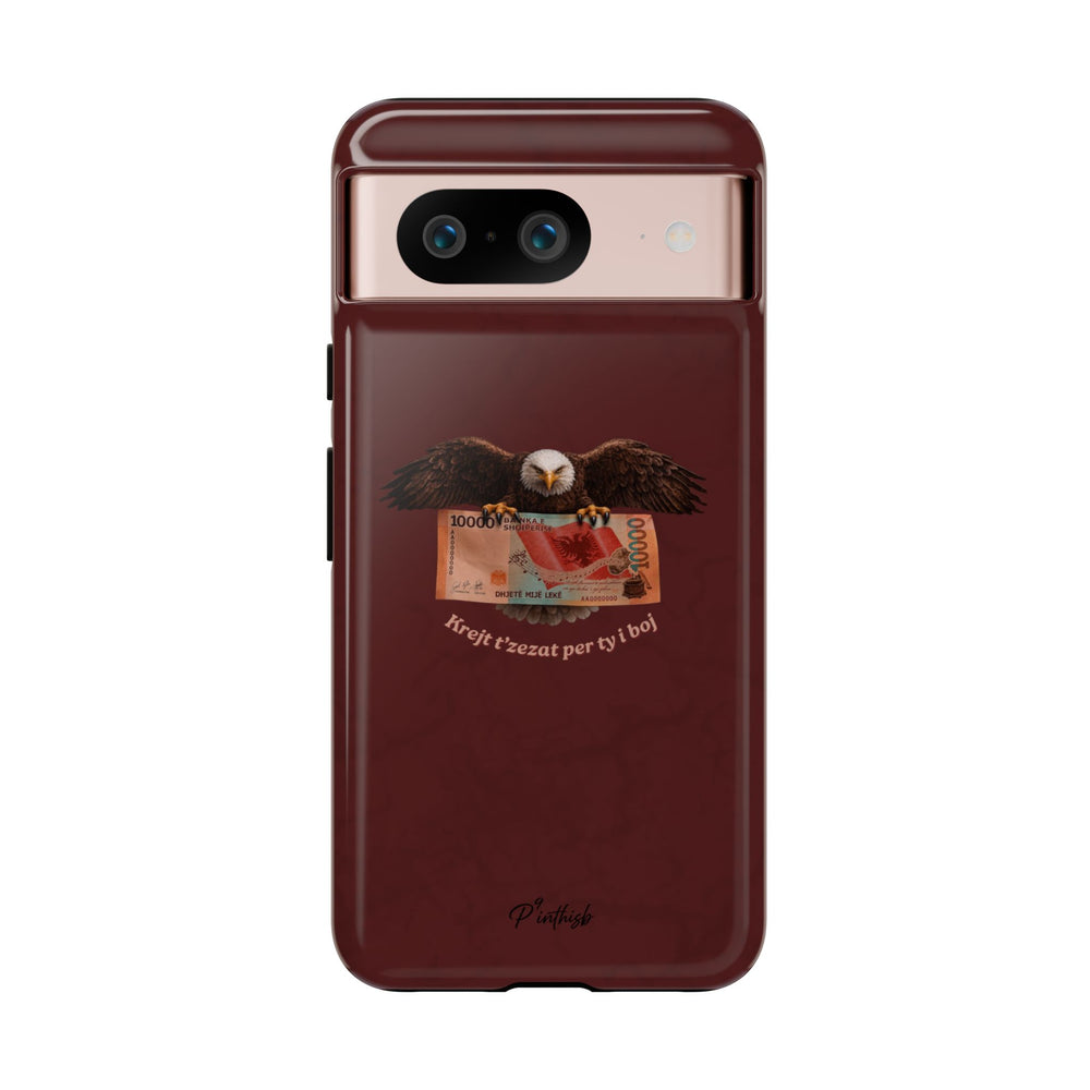 "Krejt t'zezat për ty i boj" Albanian Tough Phone Case