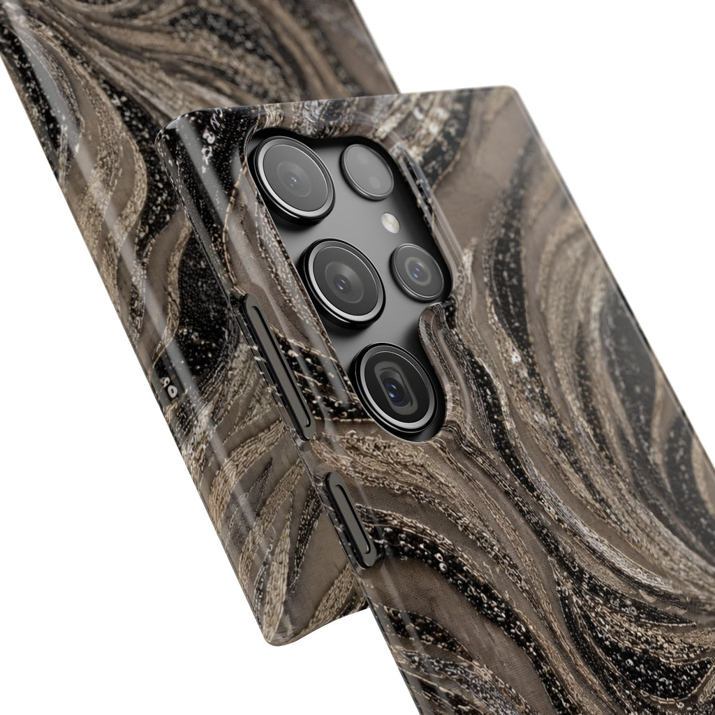 Neutral Swirl Protective Snap Case