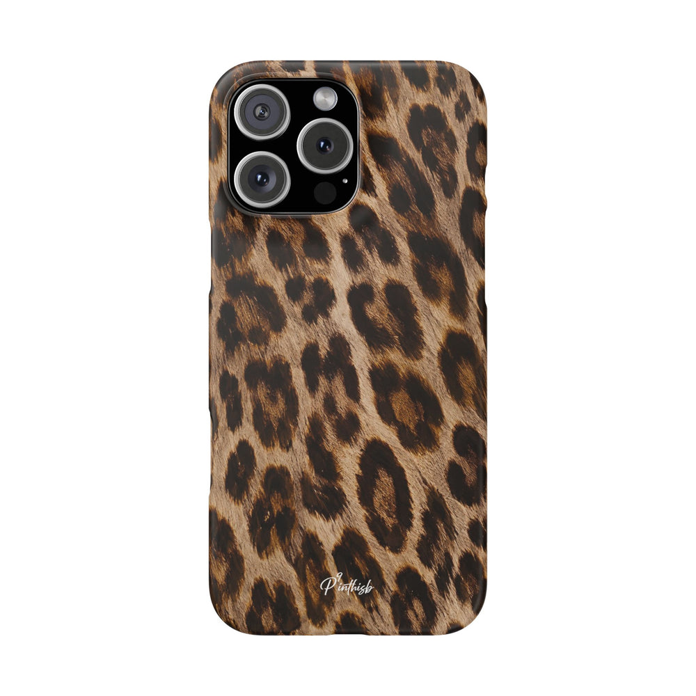 Leopard Print Snap Phone Case